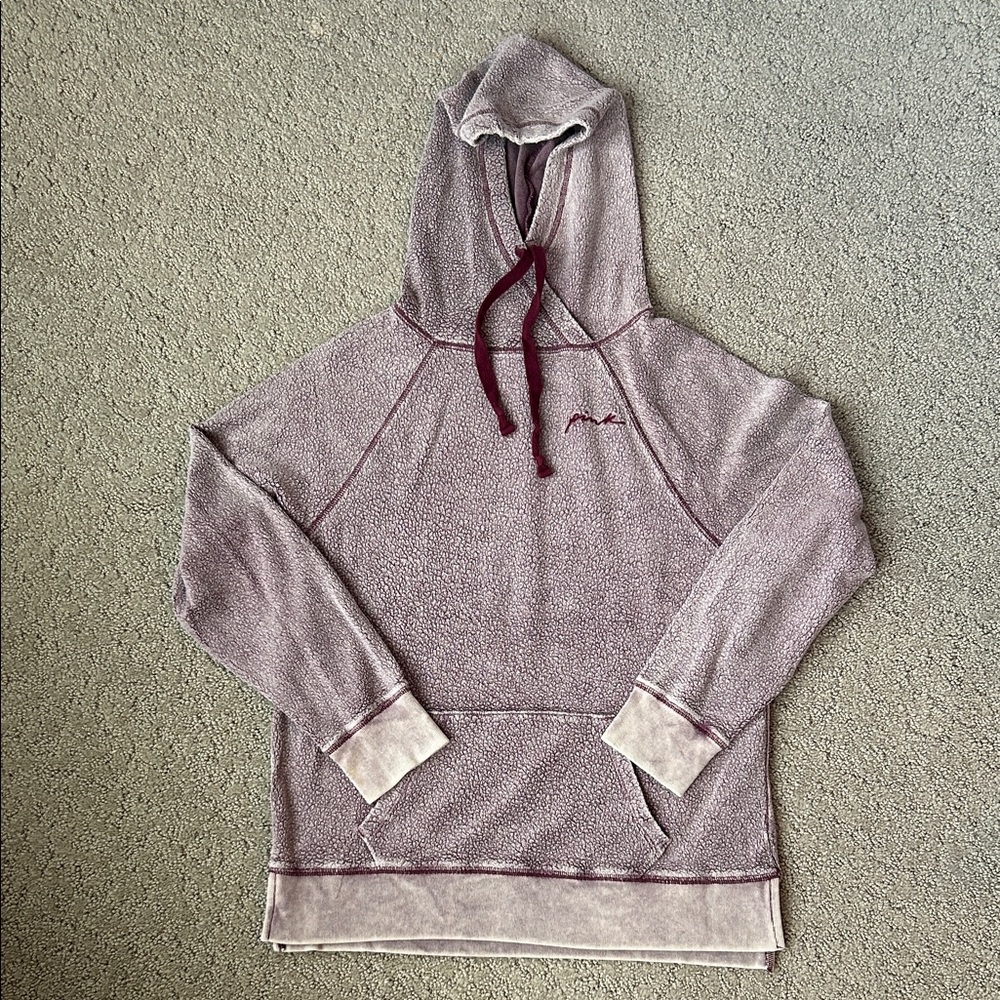 PINK by Victoria’s Secret Distressed Oversized Hoodie Pullover Sweatshirt Maeve